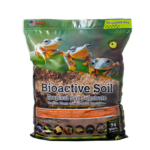 Galapagos Bioactive Tropical Soil Substrate Stand-Up Pouch 1 Each 24 qt by Galapagos Sale